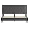Flash Furniture Roxbury King Platform Bed, Dark Gray SL-BK5-K-DG-GG - alternate 9